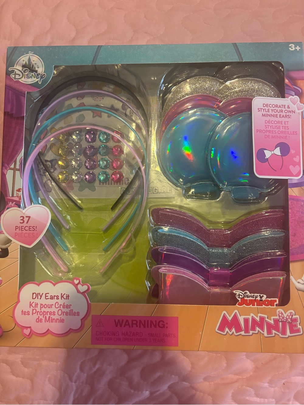 Disney Minnie DIY Ears Kit - Pink, Purple, Blue - Picture 2 of 2